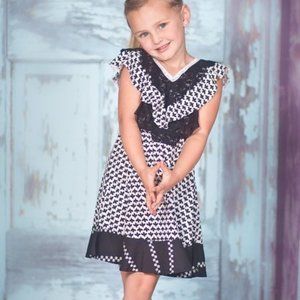 Jelly the Pug Black and White Dress Size XL NWT